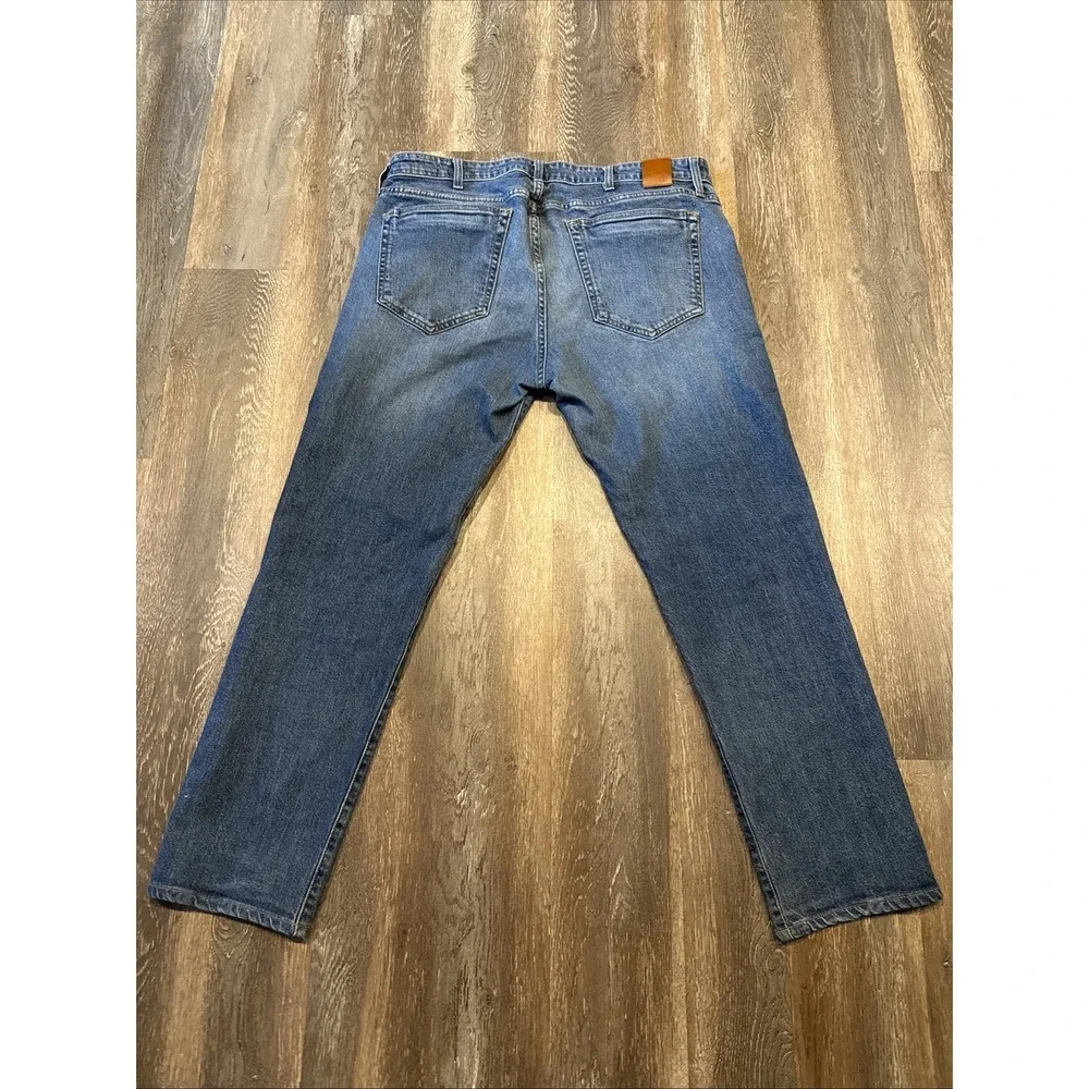Aviator Jeans Mens 36 Blue Denim Stretch Made in USA Classic Five Pocket Travel